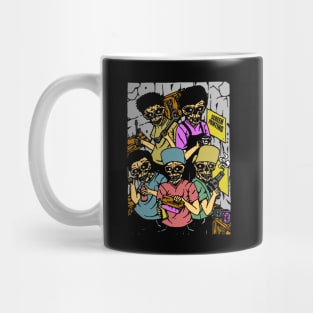 screen printer attack Mug